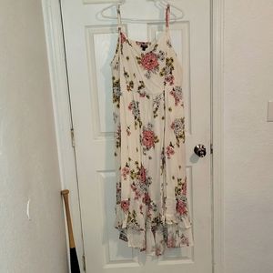 Torrid Floral Guaze Hi-Low Dress
